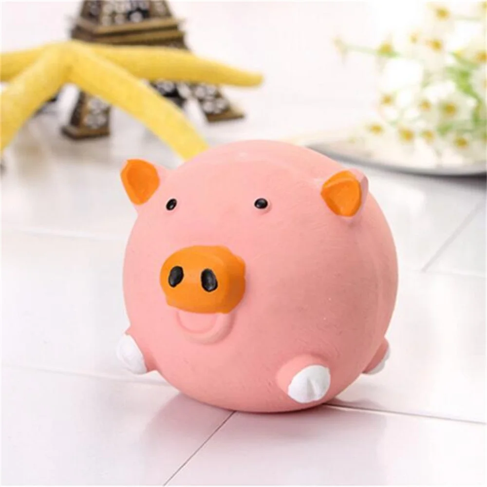 1 шт. милые девушки латексная Свинья Корова в форме цыпленка Животных Жевать