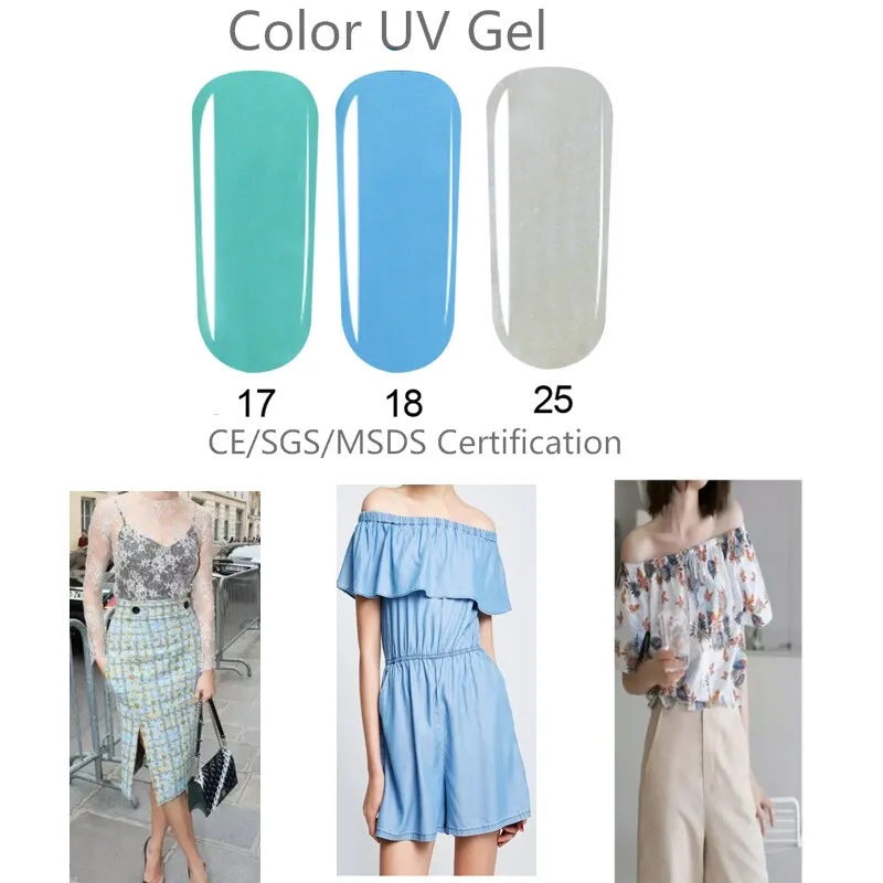 Зация УФ Краски профессиональные 29 Цвета гель лак для ногтей сверкающих