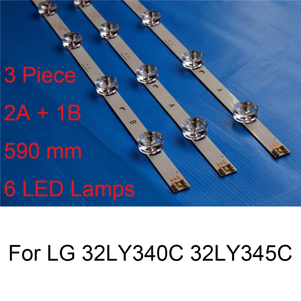 Фирменная Новинка Светодиодный Подсветка полосы для LG 32LY345C 32LY340C 32 дюймов ТВ