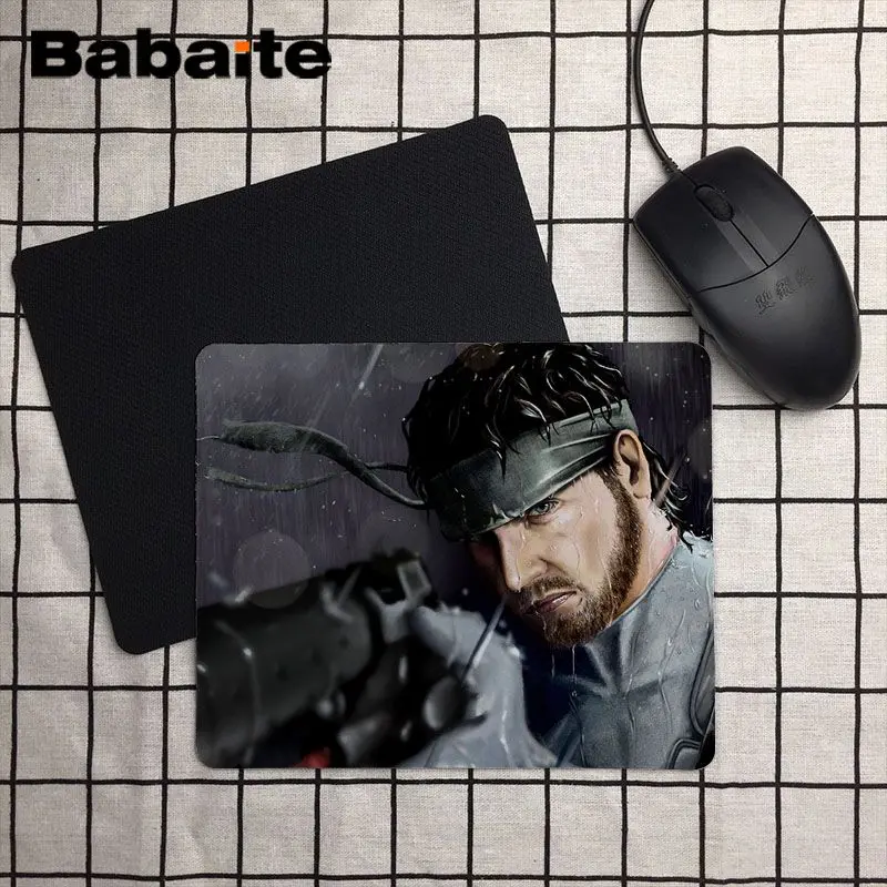 Babaite 2018 New Metal Gear Solid Large Mouse pad PC Computer mat Size for 180*220*2mm and 250*290*2mm Mousepad | Компьютеры и офис