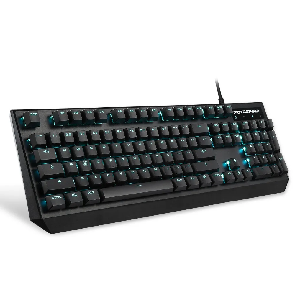 Motospeed K95 Проводная игровая механическая клавиатура с подсветкой 104 клавиши синий