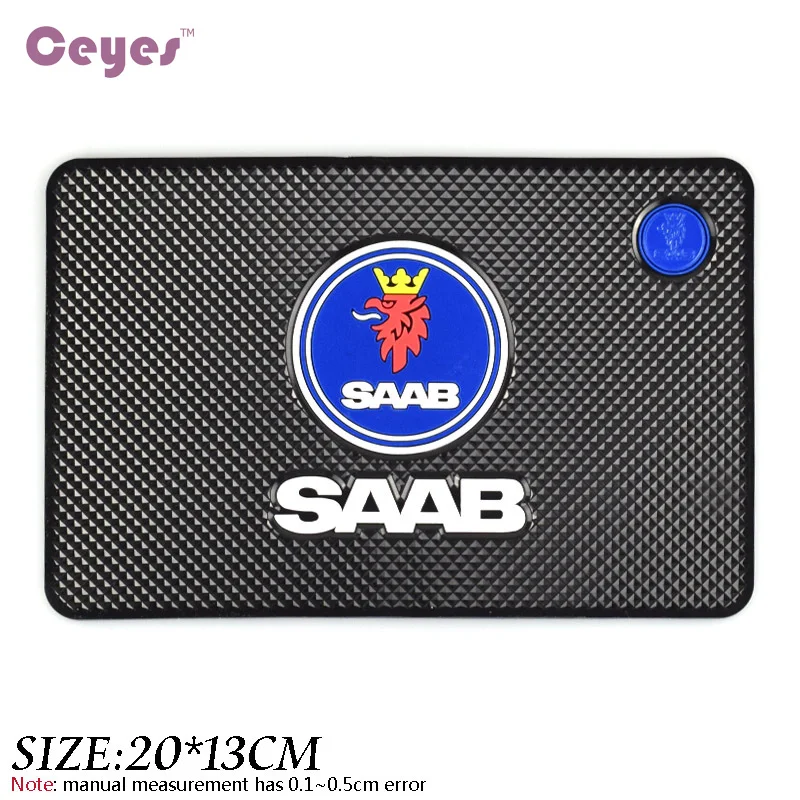 CEYES автомобильный Стайлинг внутренний коврик значок чехол для Saab Logo 03 10 9 3 5 93 95 9000