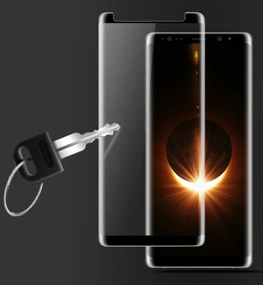 3D полное покрытие закаленное стекло для Samsung Galaxy S7 Edge S8 Plus S9 + Note9 Note8 чехол друзья 9H