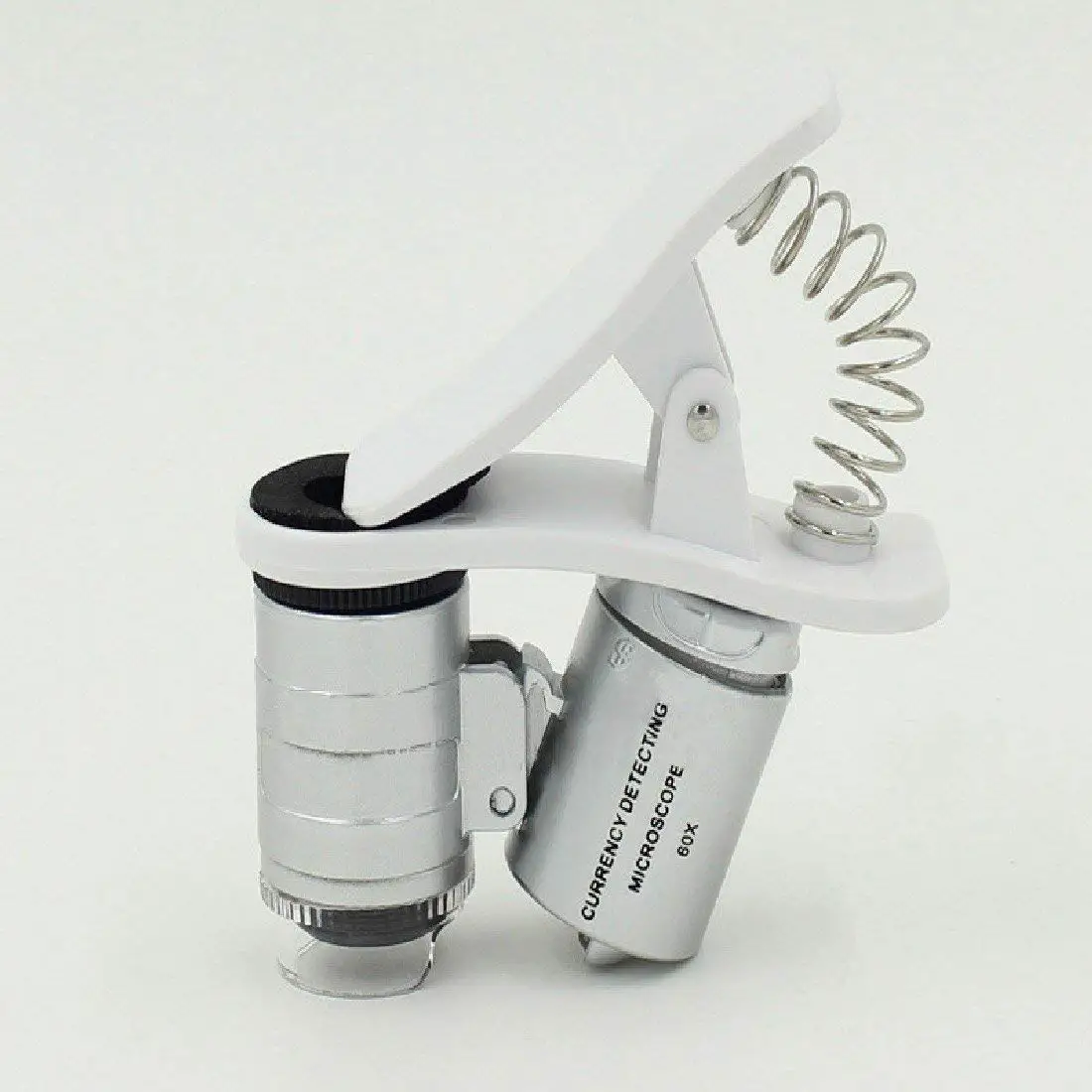 1Pcs Universal Magnifiers 3 adjustable LEDs Clip Phone Microscope Magnifier Micro Lens 60X Optical Zoom Telescope Magnifiers|Лупы| |