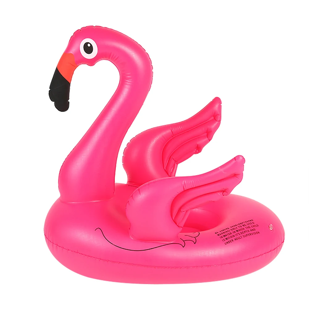

Mini Floating Flamingo Holder Pool Swim Ring Water Toys Party Boats Baby Pool Toys Inflatable Swimming Ring for Children Kids