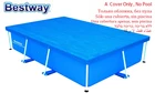 58105 Bestway 264x174 см крышка для бассейна с веревки для связывания для 259x170 см Пыленепроницаемая Крышка для бассейна прямоугольной рамы