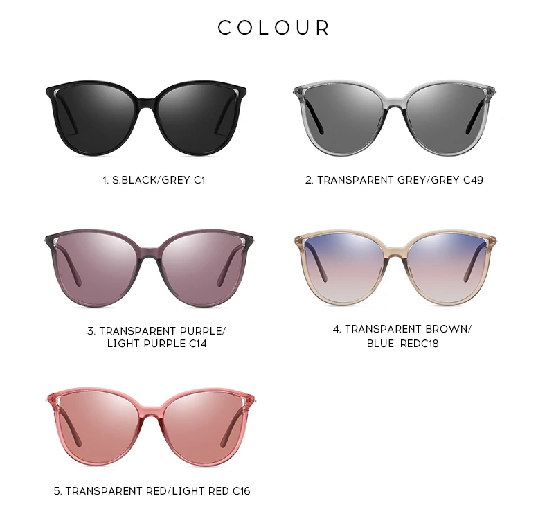 Ruosyling UV 400 Cat Eye Sunglasses Women Polarized Dark Sunglasses for Women Shades Girls Pink Lens Cat Eye Eyewear Diamond