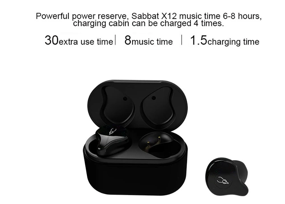 Sabbat X12 pro, беспроводные наушники, Bluetooth 5,0, спортивные наушники, Hi-Fi гарнитура, свободные руки, водонепроницаемые наушники для samsung, iPhone, HuaWei