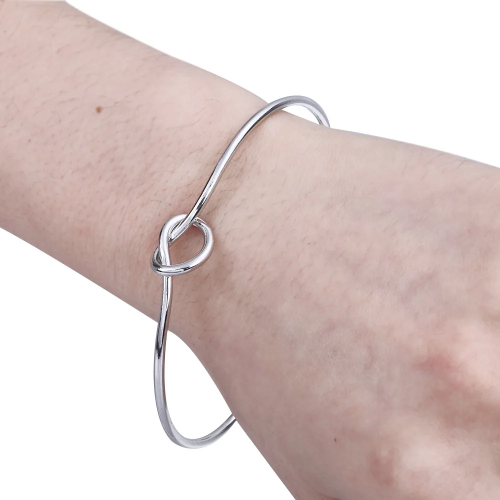 10 шт./лот простой браслет с сердечком ювелирное изделие женский золотистого и