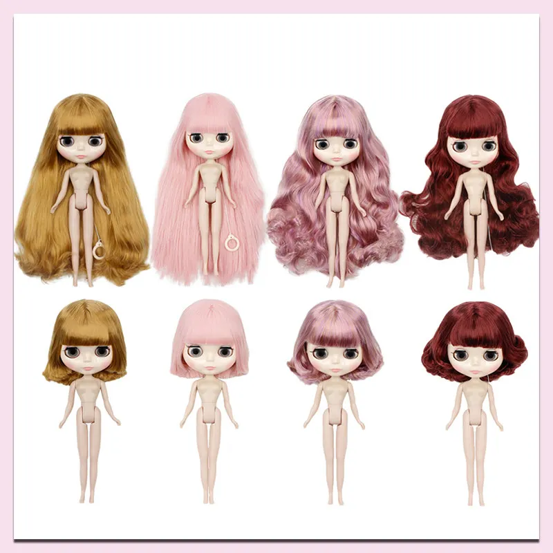 Фабрика blyth кукла белая кожа нормальное тело длинные/короткие волосы 30 см 1/6