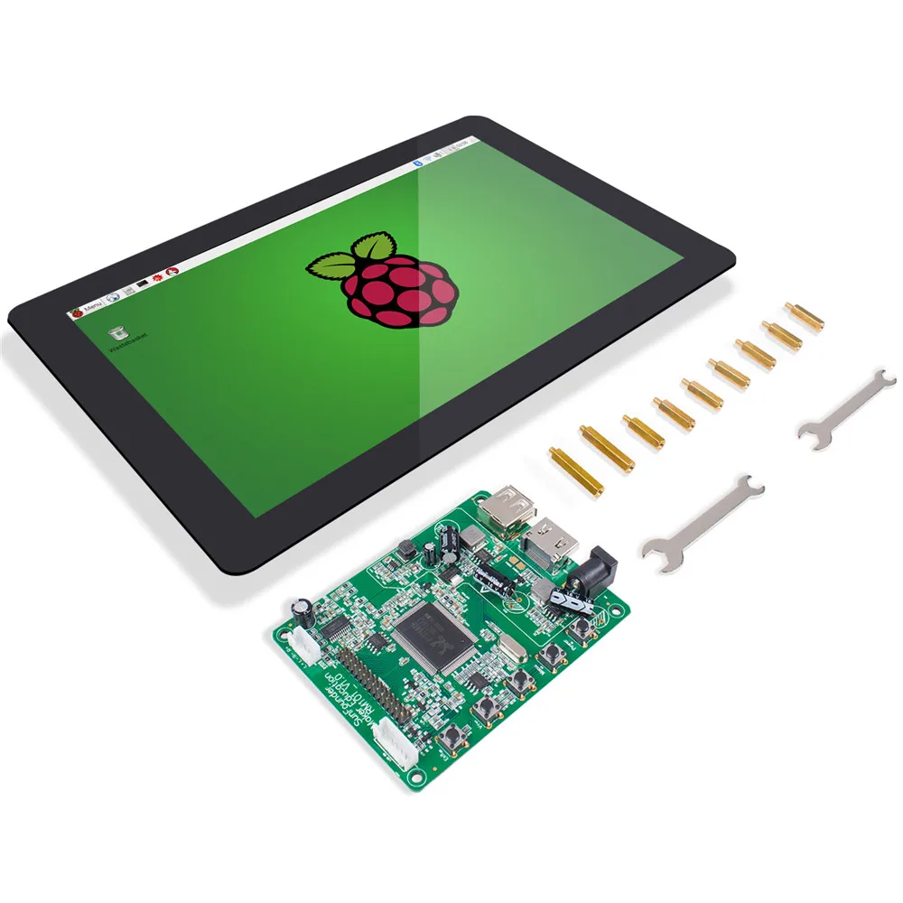 Sunfower 10,1 ips lcd сенсорный экран дисплей монитор HDMI 1280*800 для Raspberry Pi 4B 3B+ 3B 2B LattePanda Beagle Bone