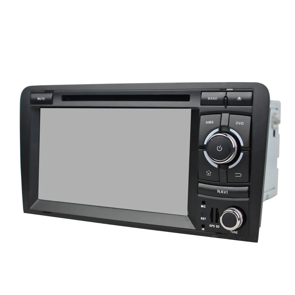 Автомагнитола 2 Din с сенсорным экраном для Audi A3 DVD-плеер GPS-навигацией ТВ 3G Wi-Fi Bluetooth