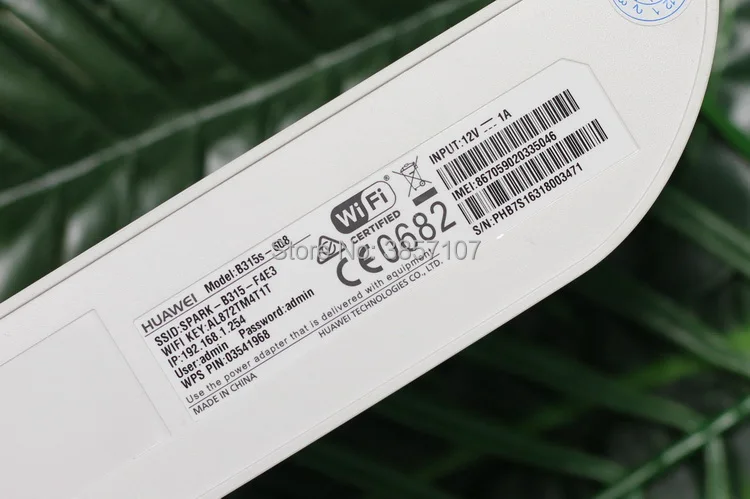 Huawei B315s 608 LTE FDD700/850/1800/2100/2600 (B1/3/5/7 /28) МГц Мобильный Беспроводной voip CPE