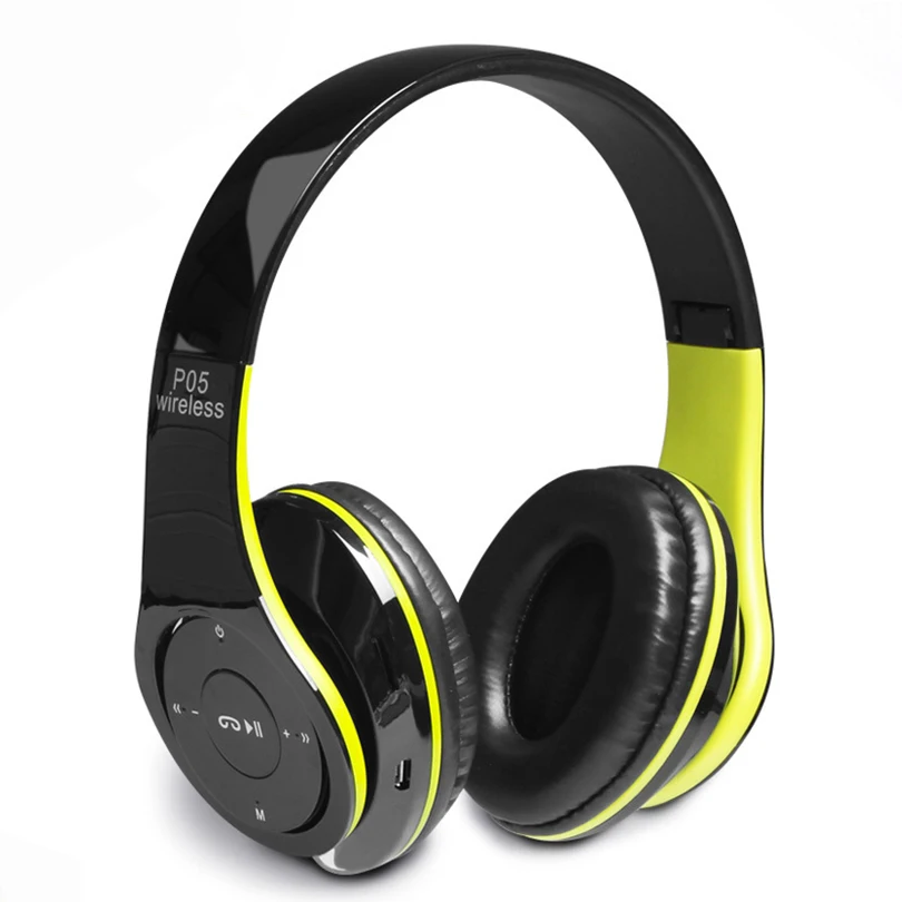 Aibesser красочный голова в audifonos геймер стерео гарнитура Micro SD FM радио auriculares bluetooth