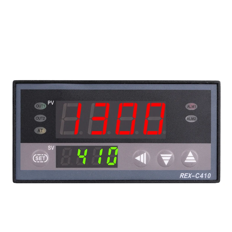 Цифровой PID Temp Контроллер REX-C410 48*96 мм горизонтальный, вход термопары K, релейный выход для тепла