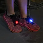 Велосипедный светильник рь для спорта на открытом воздухе бега мини мигающий светодиодный фонарик для бега Ночная прогулочная обувь сигнальная лампа безопасности