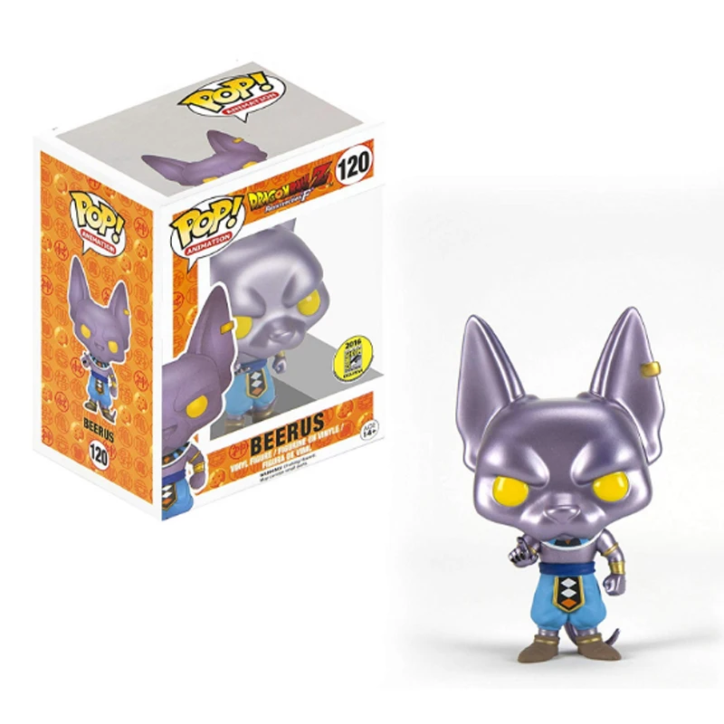 Funko POP Dragon Ball BEERUS 120 # фигурка Коллекционная модель игрушки с коробкой|Игровые