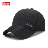 unikevow high quality mesh baseball cap unisex sports leisure hats jeans sport cap for men hip hop hats quick dry cap