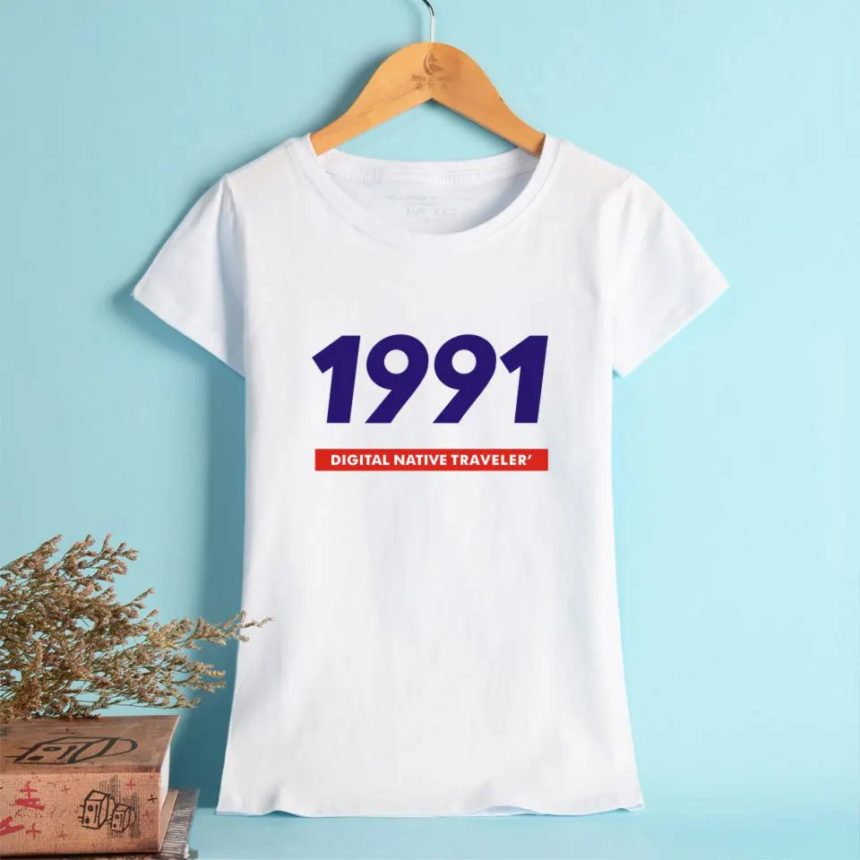 Новая футболка EXO в таком же стиле из 100% хлопка с коротким рукавом 1991 цифровым