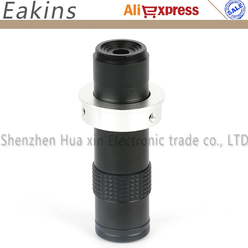 Промышленный микроскоп камера C-mount MINI 1-130X Zoom Lens 40/50 мм кольцевой адаптер |