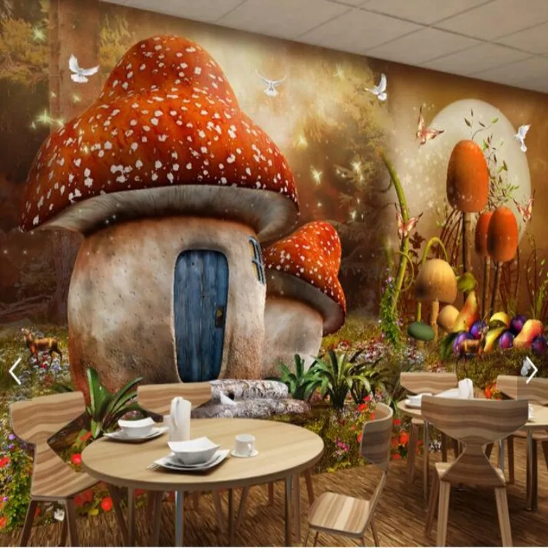 Обои на заказ 3d стерео Современная Фэнтези дом Фотофон стены papel де parede |