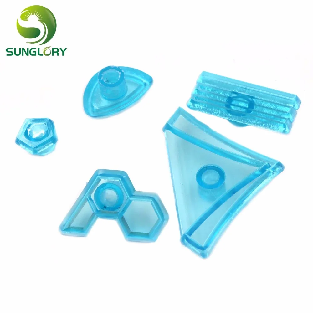 9 шт. пластиковая клейкая паста для украшения футбольной и одежды резак печенья