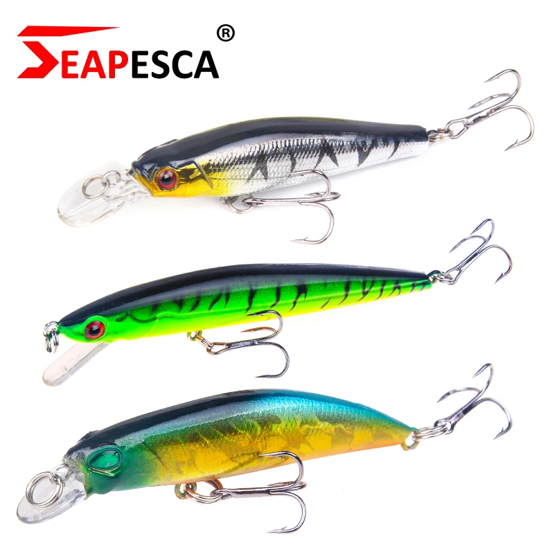 SEAPESCA рыболовные приманки 3D глаза плавающие лазерные гольян жесткие Aritificial