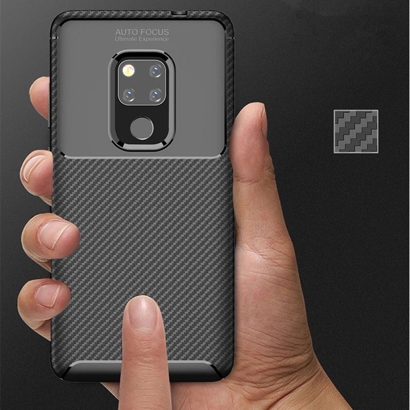 Чехол из углеродного волокна для Huawei Mate 20 | Мобильные телефоны и аксессуары