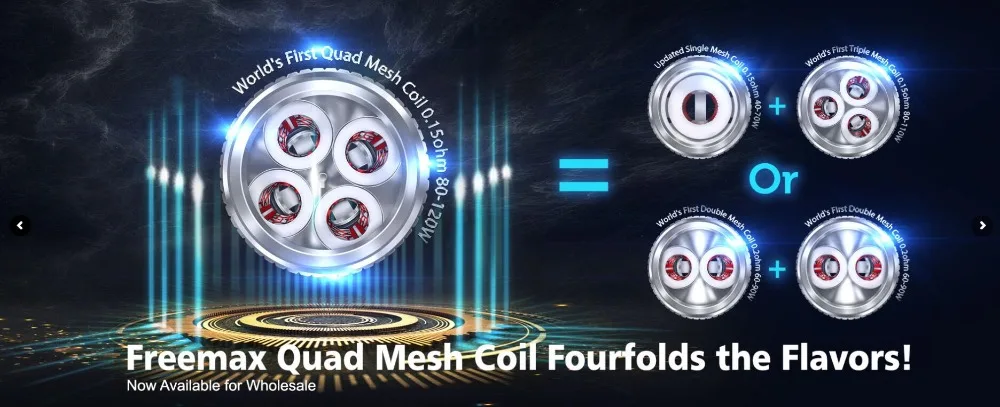 3 шт./лот электронные сигареты Freemax сетка Pro Tank катушка Одиночная 0.15ohm/двойная 0.2ohm/Тройная 0.15ohm/Quad 0.15ohm катушки головы