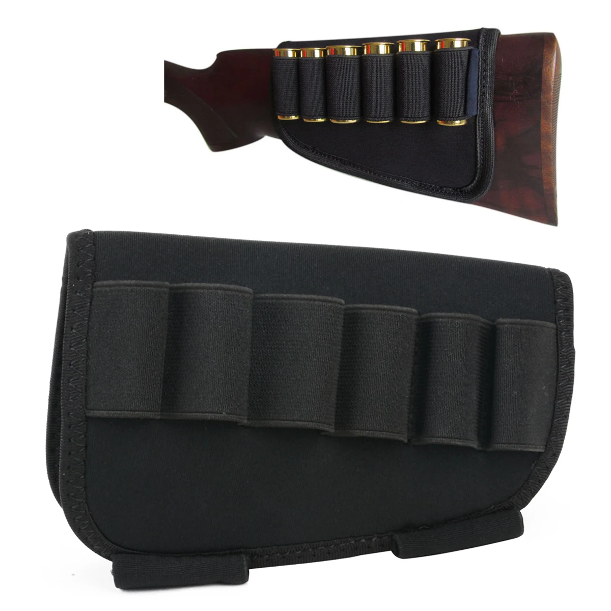 

Tactical Bullet Holder Durable 6 Round Foldable Carrier Bag For Ammo Pouch Ammo Bullet Shell Holder Cartridge