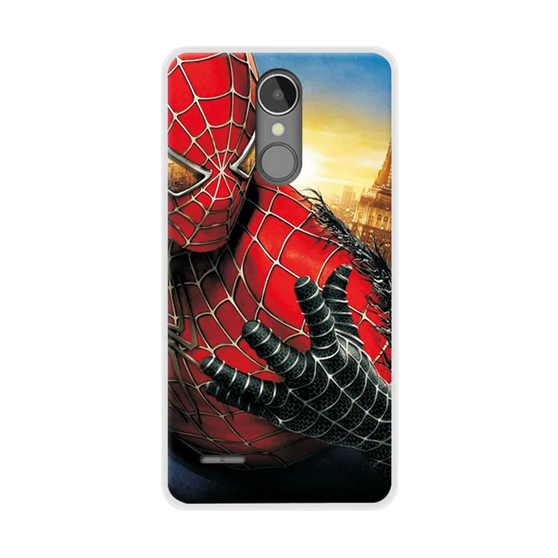 Очаровательный чехол для телефона Marvel Hero Captain America LG K 8 k8 Человек-паук Железный