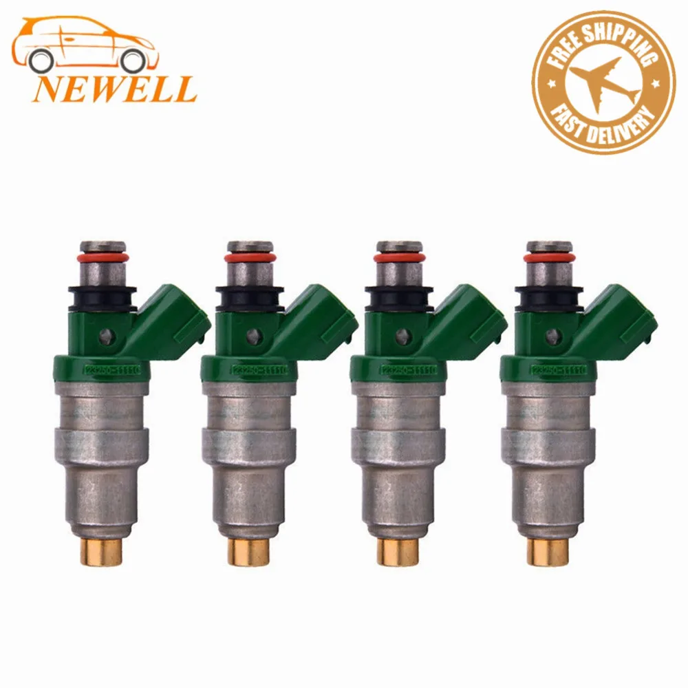 4x 23250-11110 Топливная форсунка для TOYOTA ЕС Звездочка 1996 Corolla 1995 1.3L 4E-FE Tercel 1994 Paseo 1994~ 1995 1.5L 5E-FE