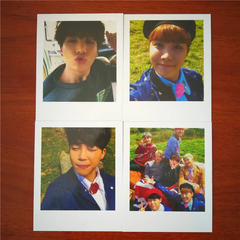 KPOP Bangtan Boy LOVE YOURSELF Album Photo Card Hip Hop Self Made Paper Cards Autograph Photocard XK495