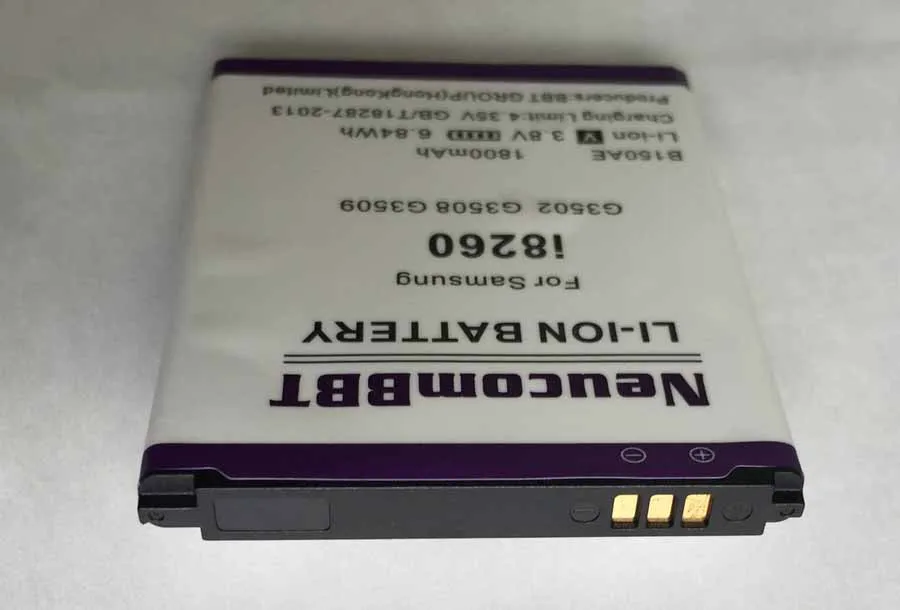 B150AE B150AC батарея для Samsung Core i8260 G3502 G3508 G3509 G3502U GT-I8260 1800 мАч NeucomBBT высокое качество |