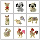 USB флеш-накопитель в виде животных коалы, флэш-накопитель USB 2,0 на 8 ГБ, 16 ГБ, 32 ГБ, 64 ГБ, в форме божьей коровки, кристалл, слон, кошка, карта памяти, 11 моделей