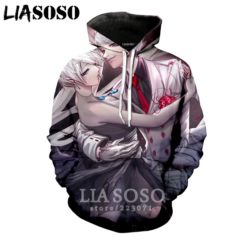 11 LIASOSO/Новинка года; зимний свитер для мужчин и женщин с 3D принтом; толстовка с капюшоном с длинными рукавами; Повседневный пуловер в стиле хип-хоп в стиле Харадзюку; B012-21 - Цвет: 11
