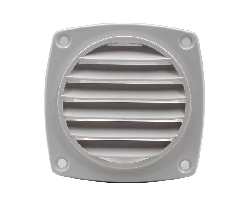 

Mini Round Air Vent Grille with Fly Screen Metal shutter Ducting Ventilation Cover for RV cabin indoor exhaust ventilation