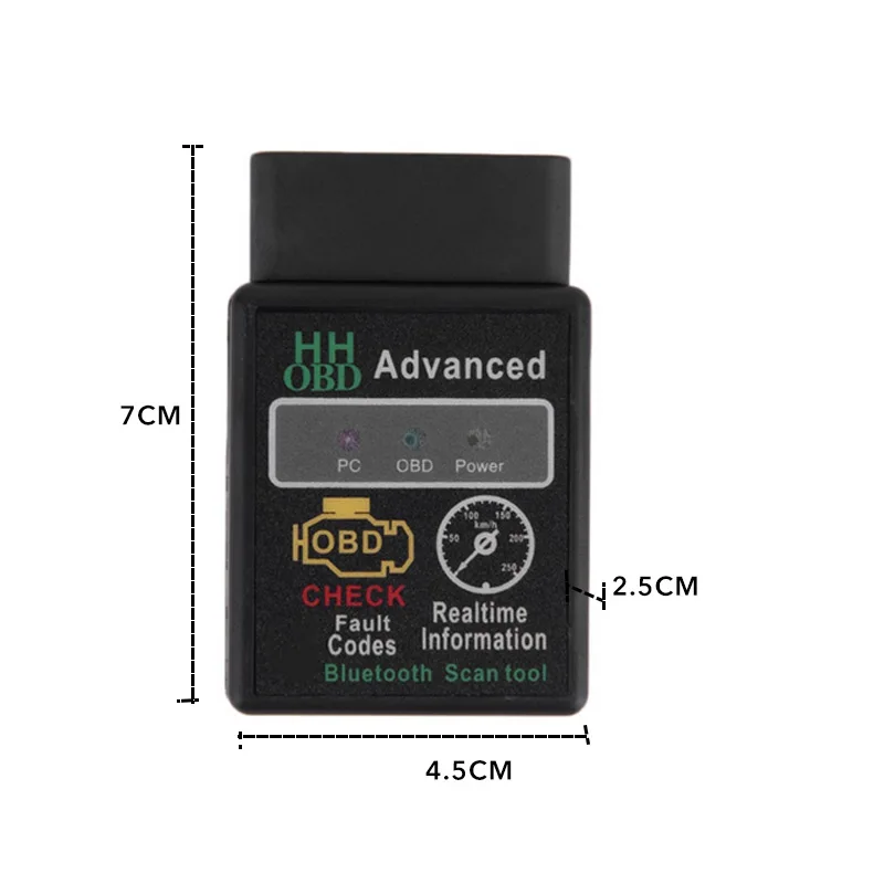 Автомобильный диагностический сканер Twolacking ELM327 V2.1 OBD инструмент считыватель