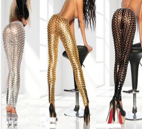 Женские пикантные брюки карандаш из лакированной кожи 3 цвета глянцевые