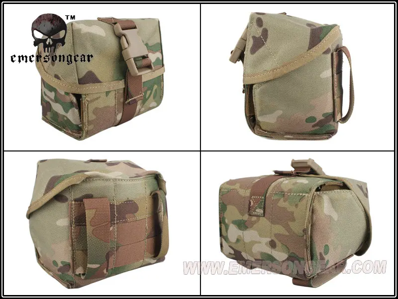 EmersonGear шесть мешков для 40 мм Гранат боевой Молл мешочек EM8509|pouch waterproof|pouch leatherpouch