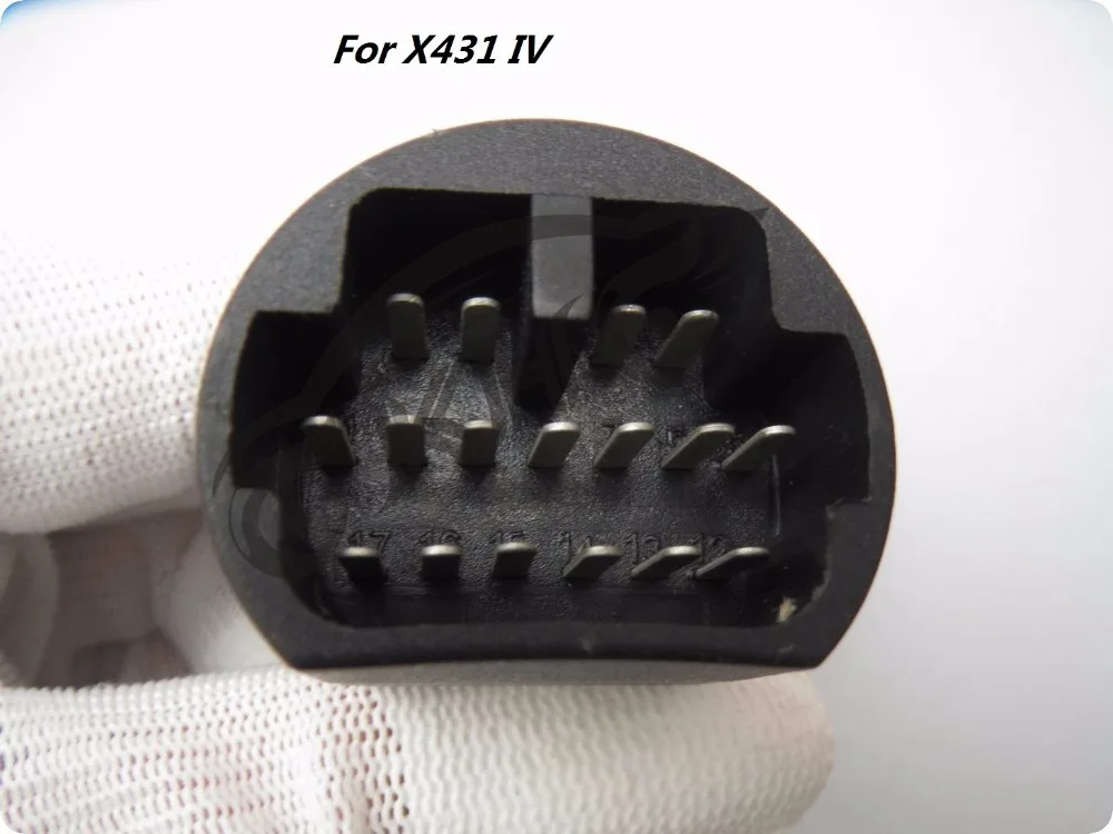 100% Original for LAUNCH X431 IV Toyota 17 Pins OBDII Adaptor OBD II Connector Connecter OBD2 Adapter|Диагностические сканеры