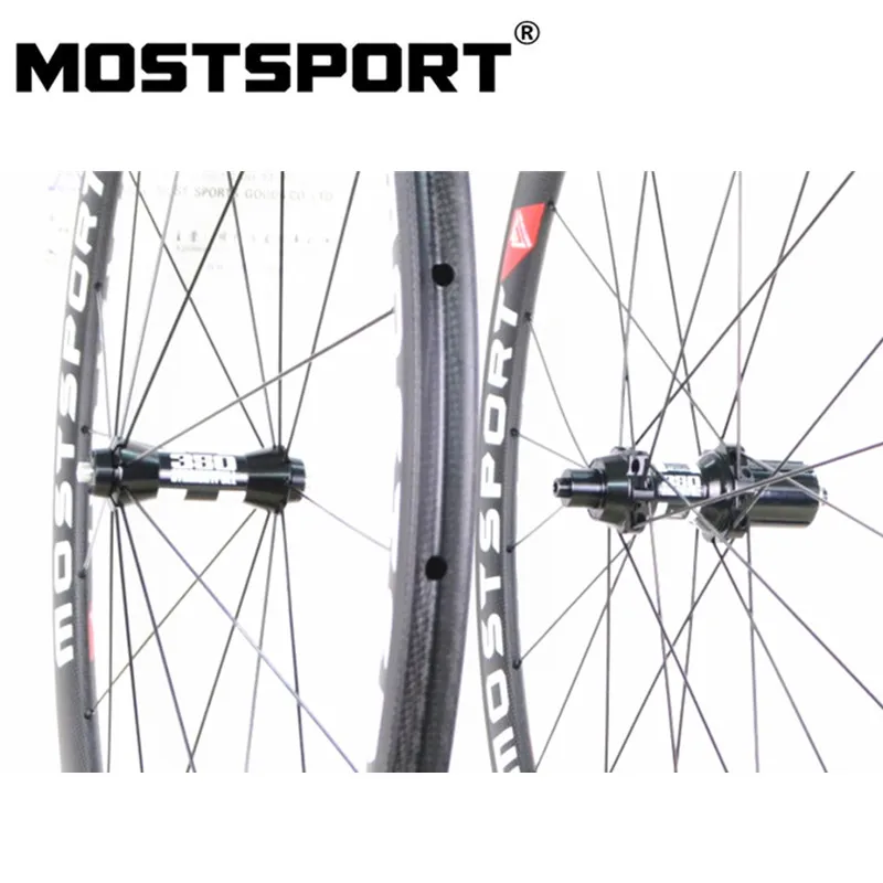 MOSTSPORT 38 мм трубчатые Углеродные колеса с прямой тягой DT Swiss 350 ступицы Sapim CX RAY