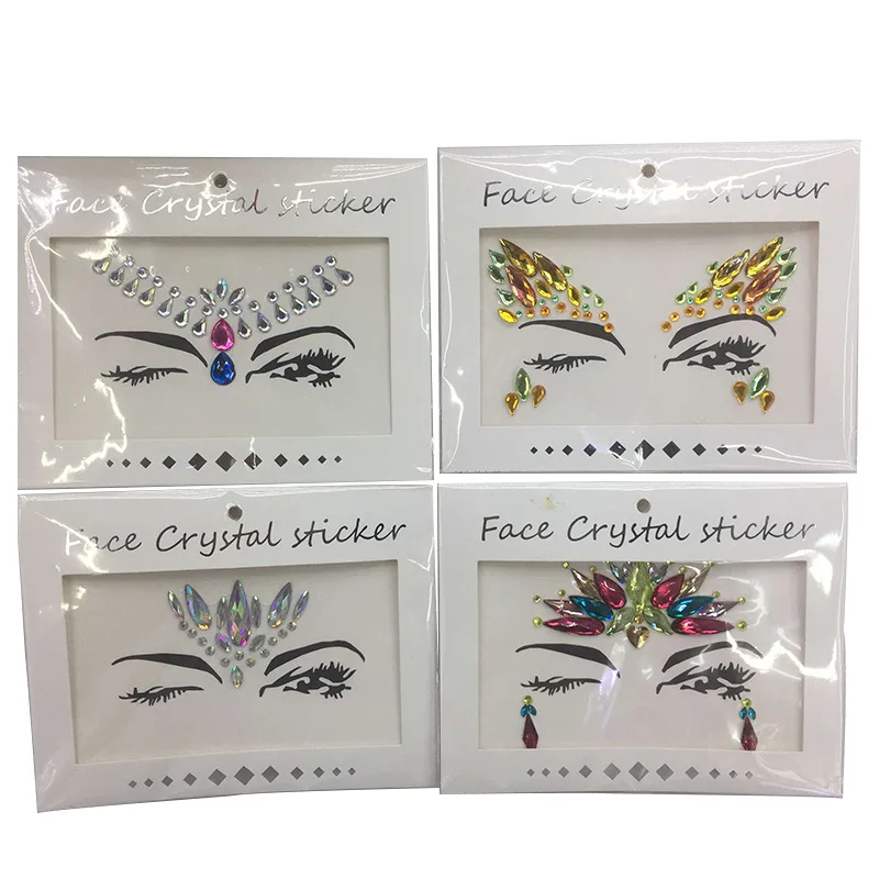 Наклейки для маскарада бижутерия сделай сам акриловые Временные татуировки