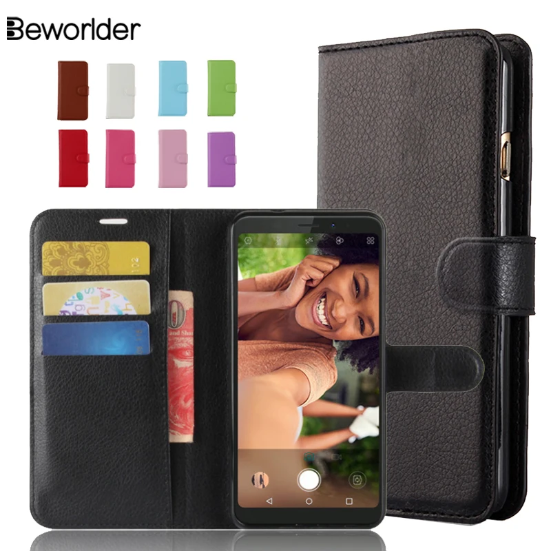 Beworlder для Wiko вид xl чехол Сумки слота бумажник 9 Цвета PU кожаный Стенд Флип личи