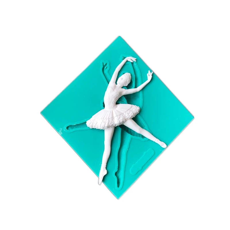 

Ballet Girl Silicone Mold Dancer Mold Cookie Candy Chocolate Mould Fondant Cake Decoration Tool Kitchen Baking Supplies
