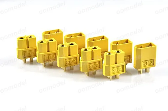 Разъем XT60 Штекерный для радиоуправляемых самолетов вертолетов аккумуляторов ESC