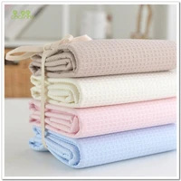 chainhosoft waffle fabric4 color seriesdiy quiltingsewing sleepwearbathrobespillowcasecushion material for baby children