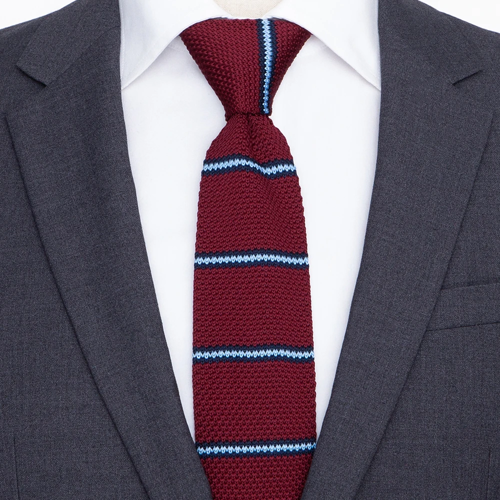 Портной Смит вязать галстук 6 см вышивка в горошек полосы простые вязанные