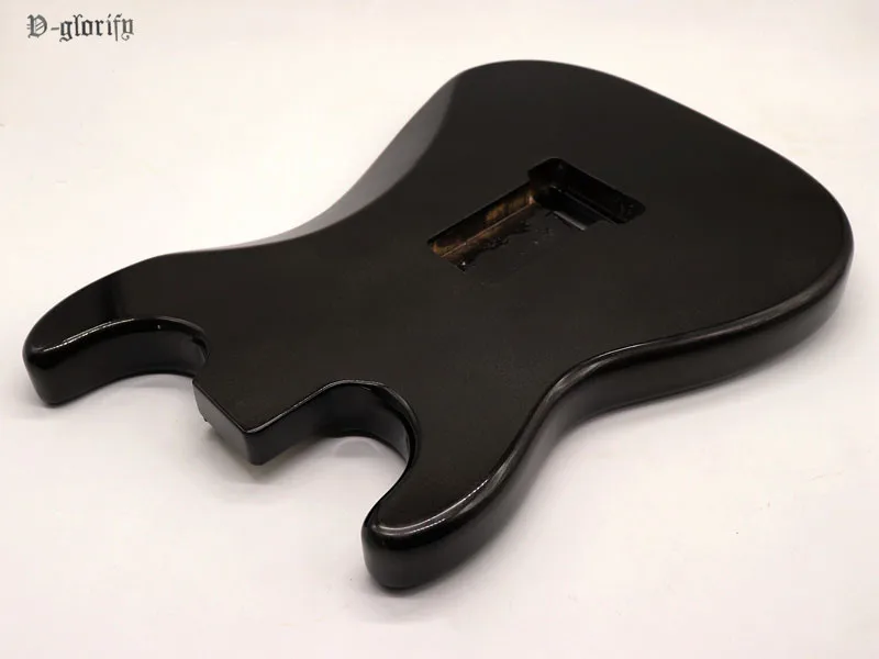 Хороший металлический черный корпус гитары FY ST дерево окуме хороший 2020