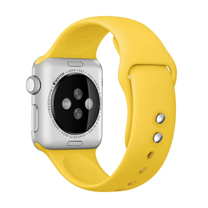 Ремешок для Apple watch band 42 мм 38 силиконовый correas iwatch series 4 3 2 44 40 спортивный ремешок